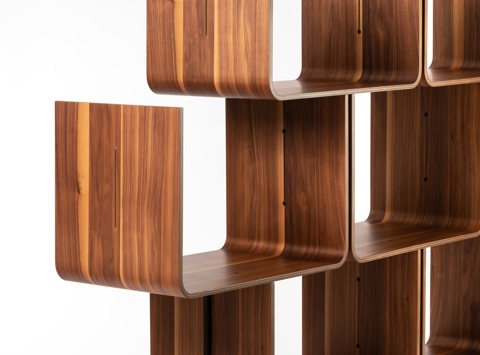 Elysée elysee shelving system walnut - ambient