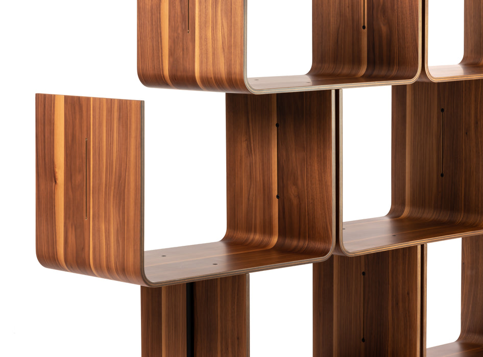 Elysée elysee shelving system walnut - ambient