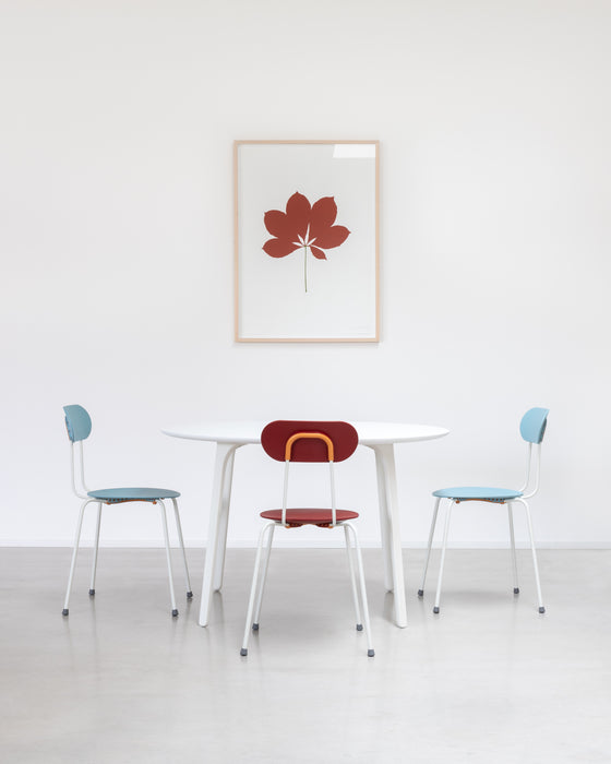 First mariolina white red bordeaux orange leaves serigraphy leaves01 first - ambient