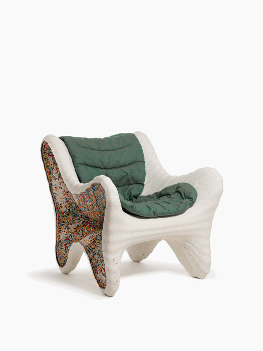 In-Side white cushion abitex vortice - studio