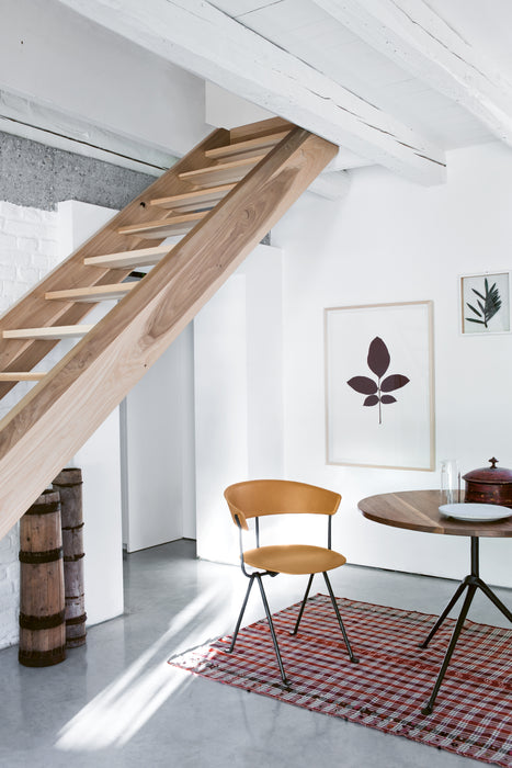 Officina officina anthracite natural leather - ambient