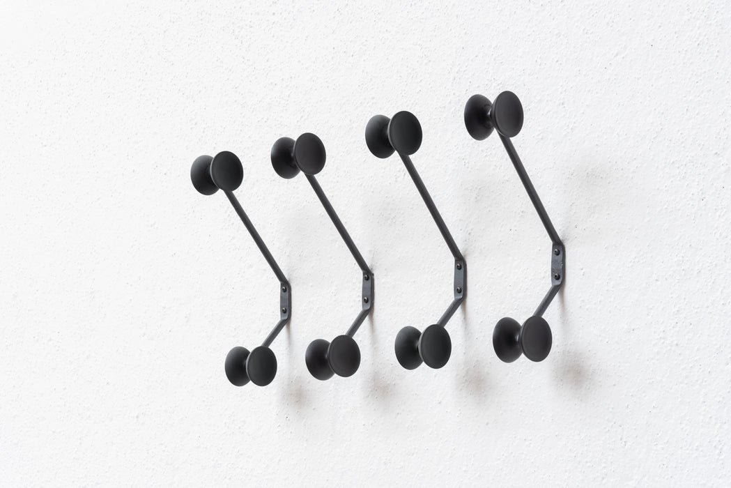 Officina officina wall coat hanger black anthracite - ambient
