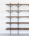 Officina officina shelving walnut anthracite - ambient