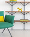 Officina officina shelving walnut anthracite - ambient
