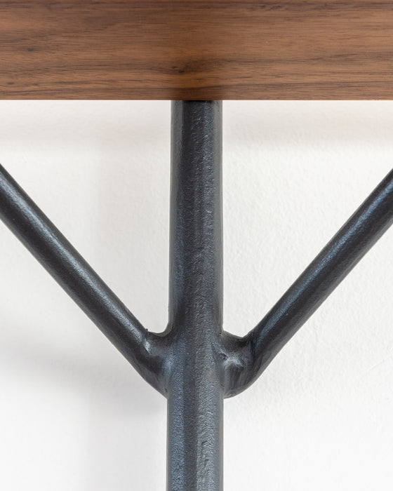 Officina officina shelving walnut anthracite - ambient