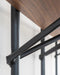 Officina officina shelving walnut anthracite - ambient