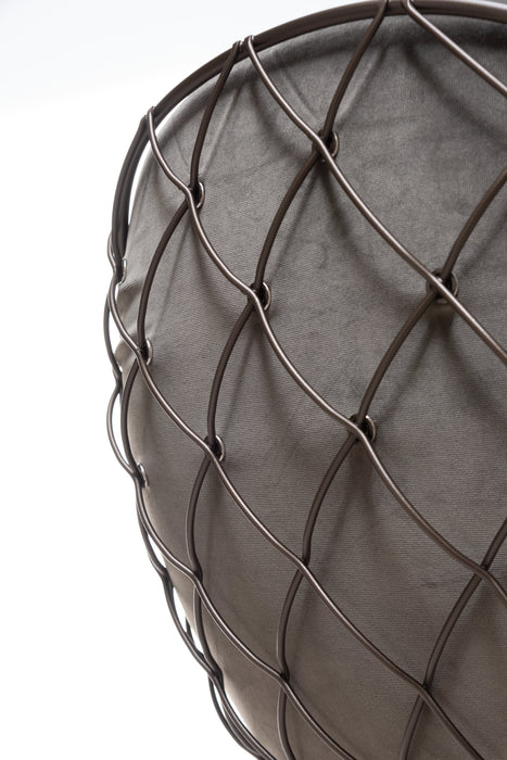 Piña pina ash stained walnut bronze velvet - ambient