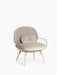 Piña pina lowchair natural ash grey velvet beige lumbar cushion - studio