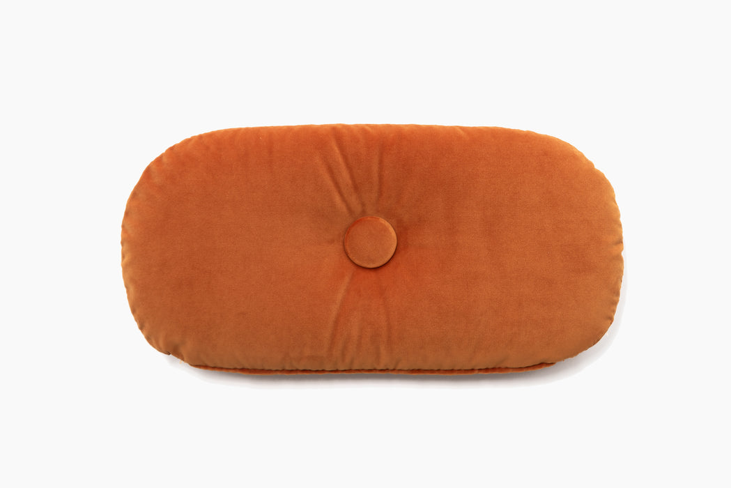 Piña pina lumbar cushion velvet terracotta - studio