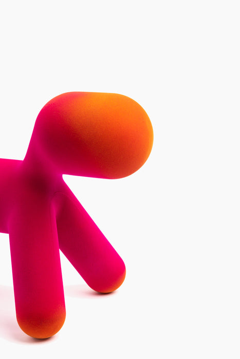 Puppy puppy fuchsia orange - studio