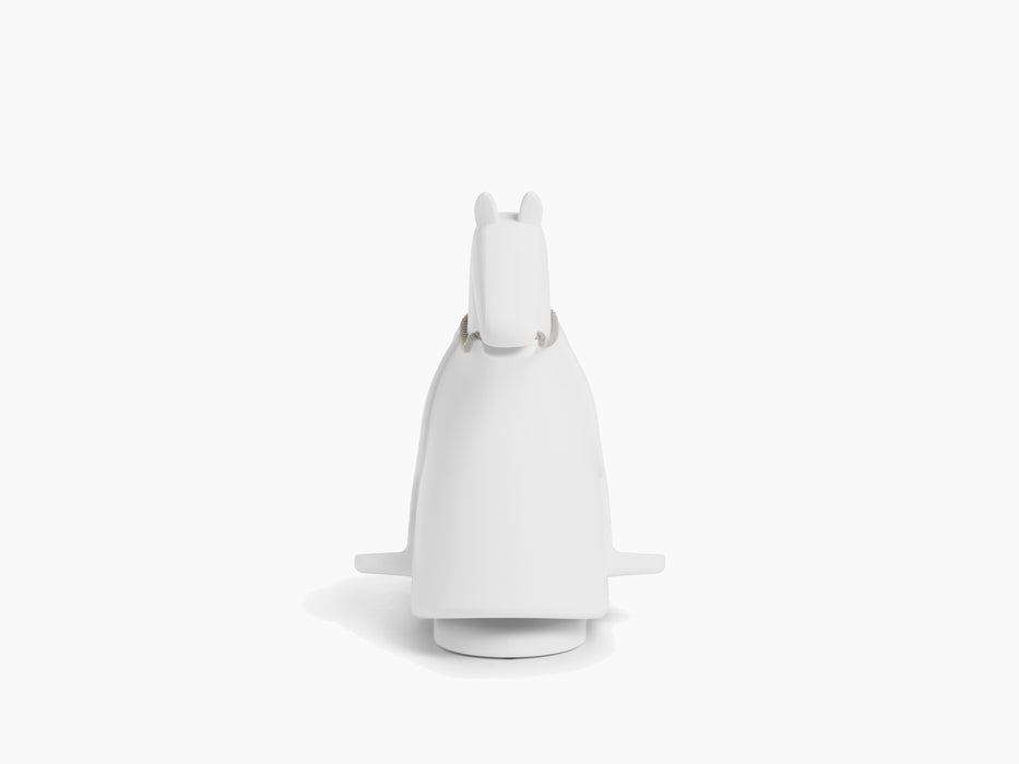 Rocky rocky rocking horse white - studio