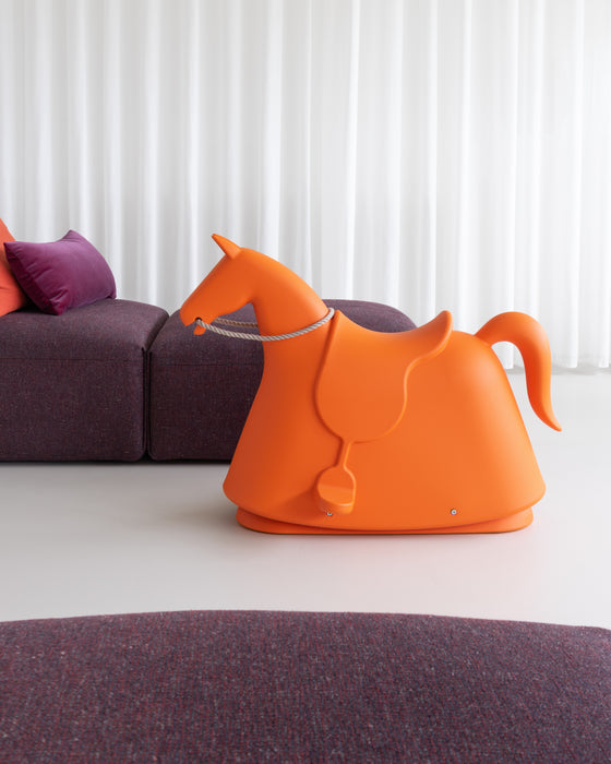 Rocky rocky rocking horse orange costume lounge enea check cushion rubelli spritz - ambient