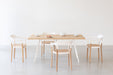 Steelwood Chair baguette white natural oak steelwood - ambient