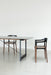 Steelwood Chair steelwood black american walnut brut anthracite smoked glass - ambient