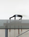 Steelwood Chair steelwood black american walnut brut anthracite smoked glass - ambient