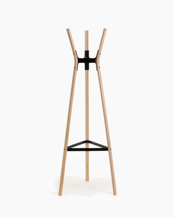 Steelwood Coat Stand steelwood coat stand natural beech black - studio