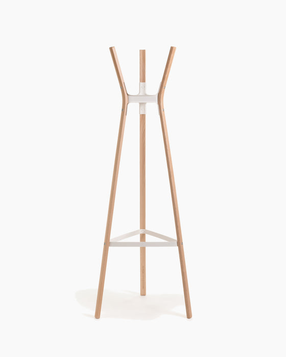 Steelwood Coat Stand steelwood coat stand natural beech white - studio
