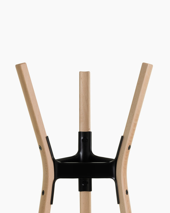 Steelwood Coat Stand steelwood coat stand natural beech black - studio