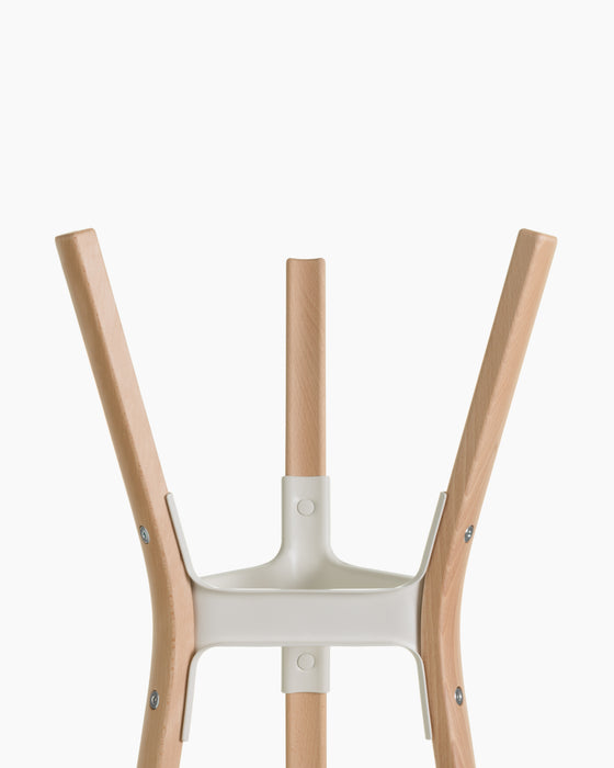 Steelwood Coat Stand steelwood coat stand natural beech white - studio