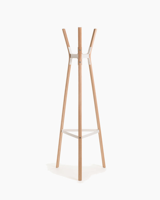 Steelwood Coat Stand steelwood coat stand natural beech white - studio