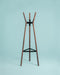 Steelwood Coat Stand steelwood coat stand american walnut black - ambient