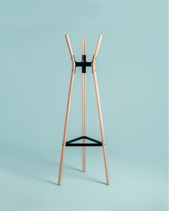 Steelwood Coat Stand steelwood coat stand natural beech black - ambient