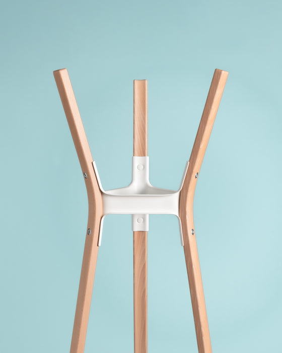 Steelwood Coat Stand steelwood coat stand natural beech white - ambient