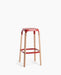 Steelwood Stool steelwood bar natural beech brick red - studio