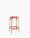 Steelwood Stool steelwood bar natural beech brick red - studio