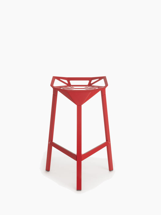 Stool_One one red - studio