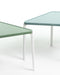 Tambour tambour white light blue green - studio
