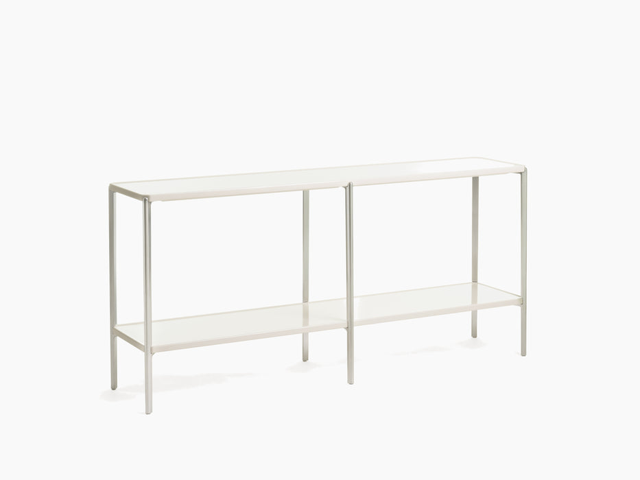 Tambour tambour polished white - studio