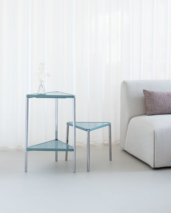 Tambour tambour polished light blue - ambient