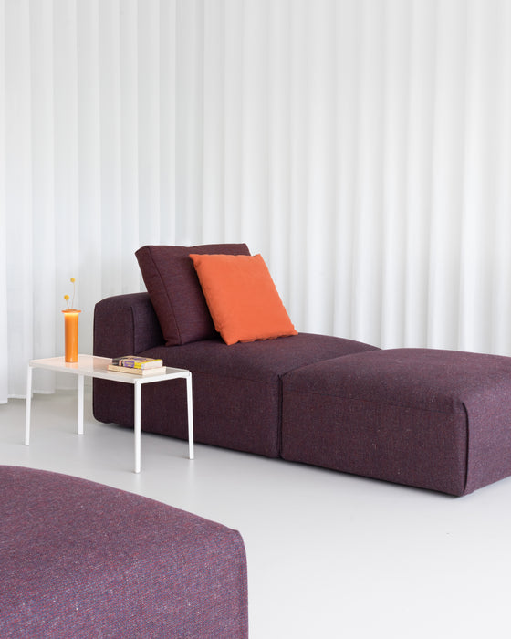 Tambour costume lounge chaise longue enea check tambour white bouquet lamp caramel - ambient