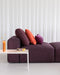 Tambour costume lounge chaise longue enea check tambour white bouquet lamp caramel - ambient