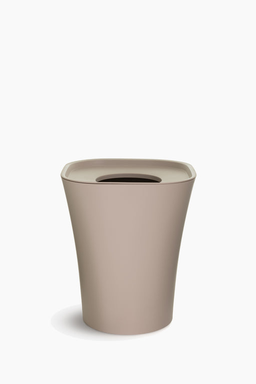 Trash trash waste bin beige - studio