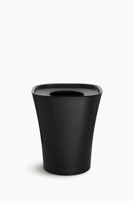 Trash trash waste bin black - studio