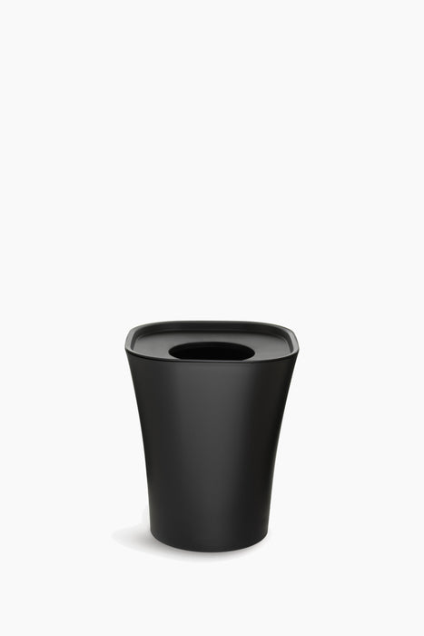 Trash trash waste bin black - studio