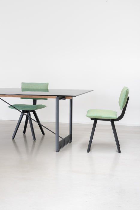 Trave trave black ash rubelli fabthirty brut anthracite smoked glass - ambient