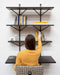 Trave officina shelving black anthracite - ambient