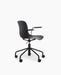 Troy troy wheels with arms black polypropylene - studio
