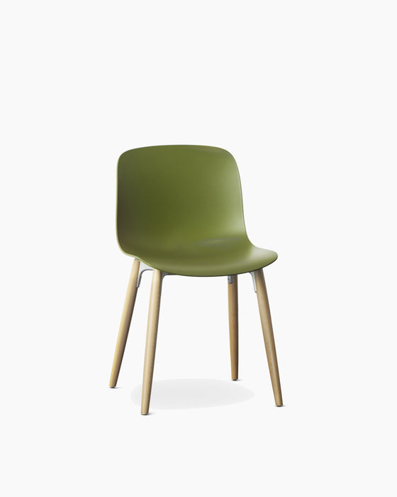 Troy troy wooden legs natural beech dark green - studio