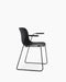 Troy troy sledge with arms black polypropylene - studio