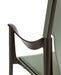 Venice venice with arms dark bronze aluminium leather blue sage - ambient