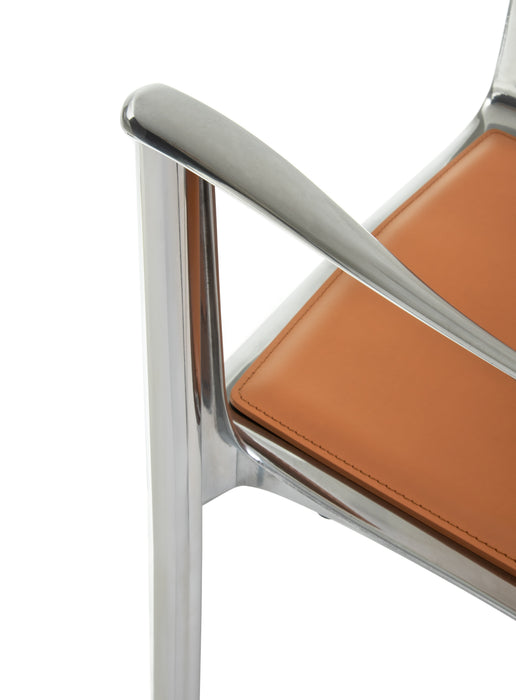 Venice venice with arms polished leather natural - ambient