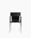 Venice venice with arms polished leather black - studio