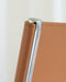 Venice venice with arms polished aluminium leather natural - ambient