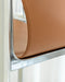Venice venice with arms polished aluminium leather natural - ambient