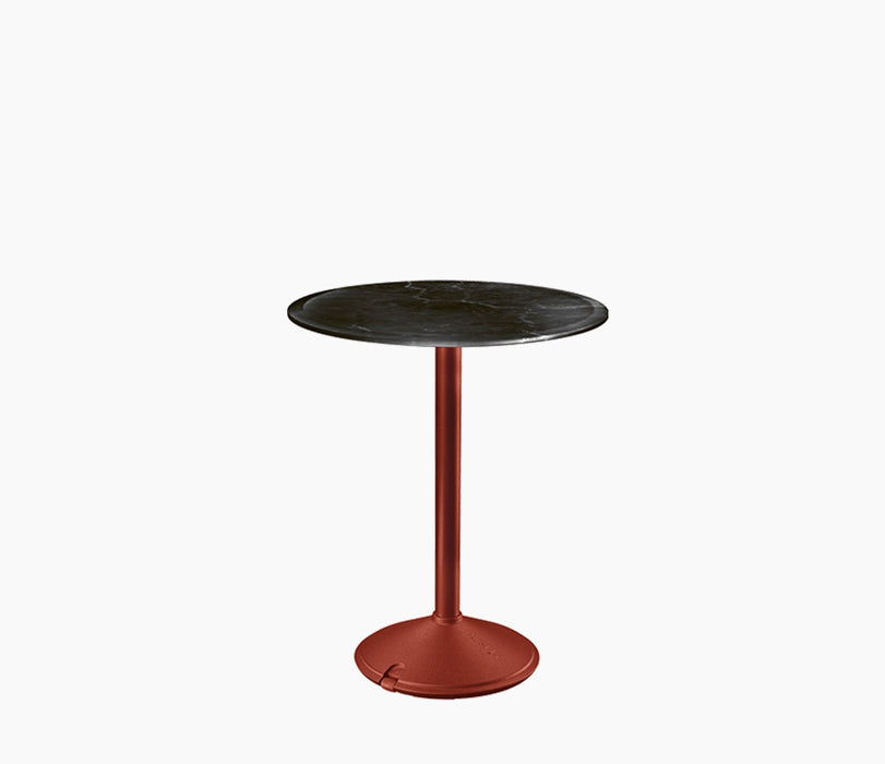 brut-round-table bistro blackmarquiniamarble brut finitura framaspace red - studio
