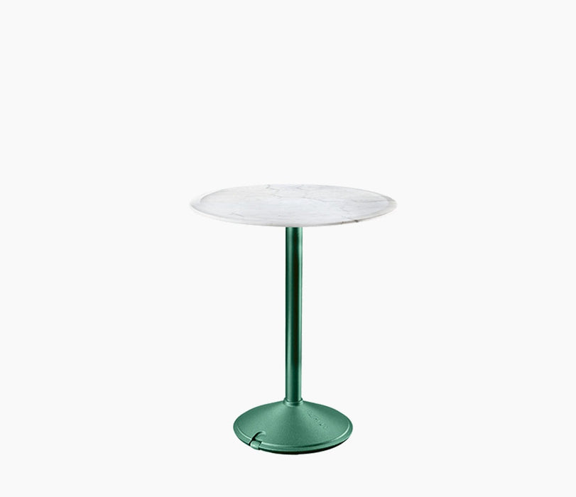 brut-round-table bistro brut finitura framaspace green whitecarraramarble - studio